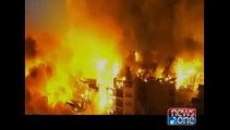Fire erupted in New Jersey apartment