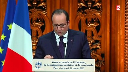 Hollande : à l'école, "aucun incident ne sera laissé sans suite" (France2)
