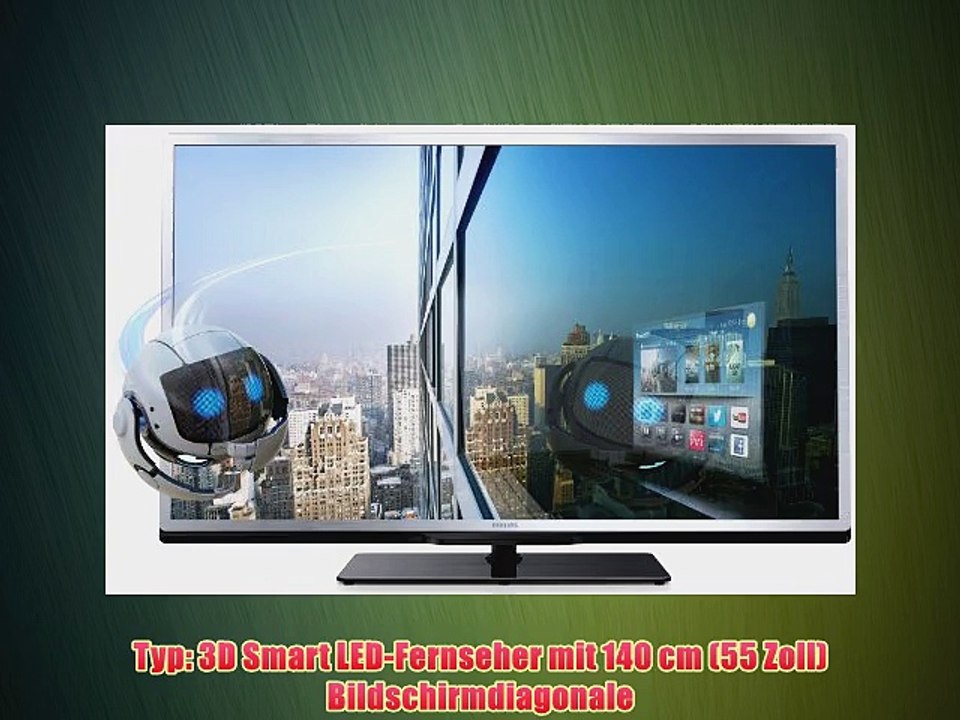Philips 55PFL4508K/12 140 cm (55 Zoll) 3D-LED-Backlight-Fernseher EEK A   (Full HD 200Hz PMR