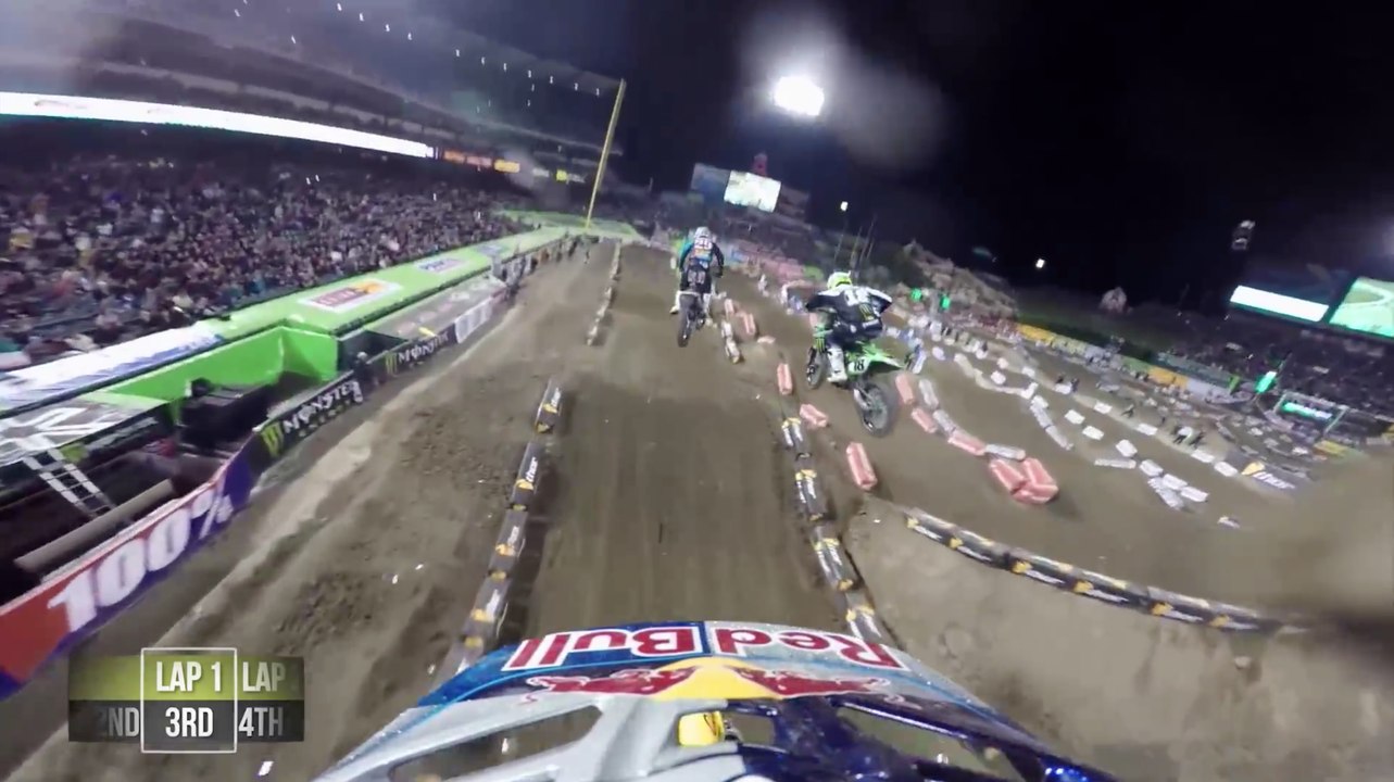 GoPro: Ken Roczen's Winning Run - 2015 Monster Energy Supercross Anaheim Round 2