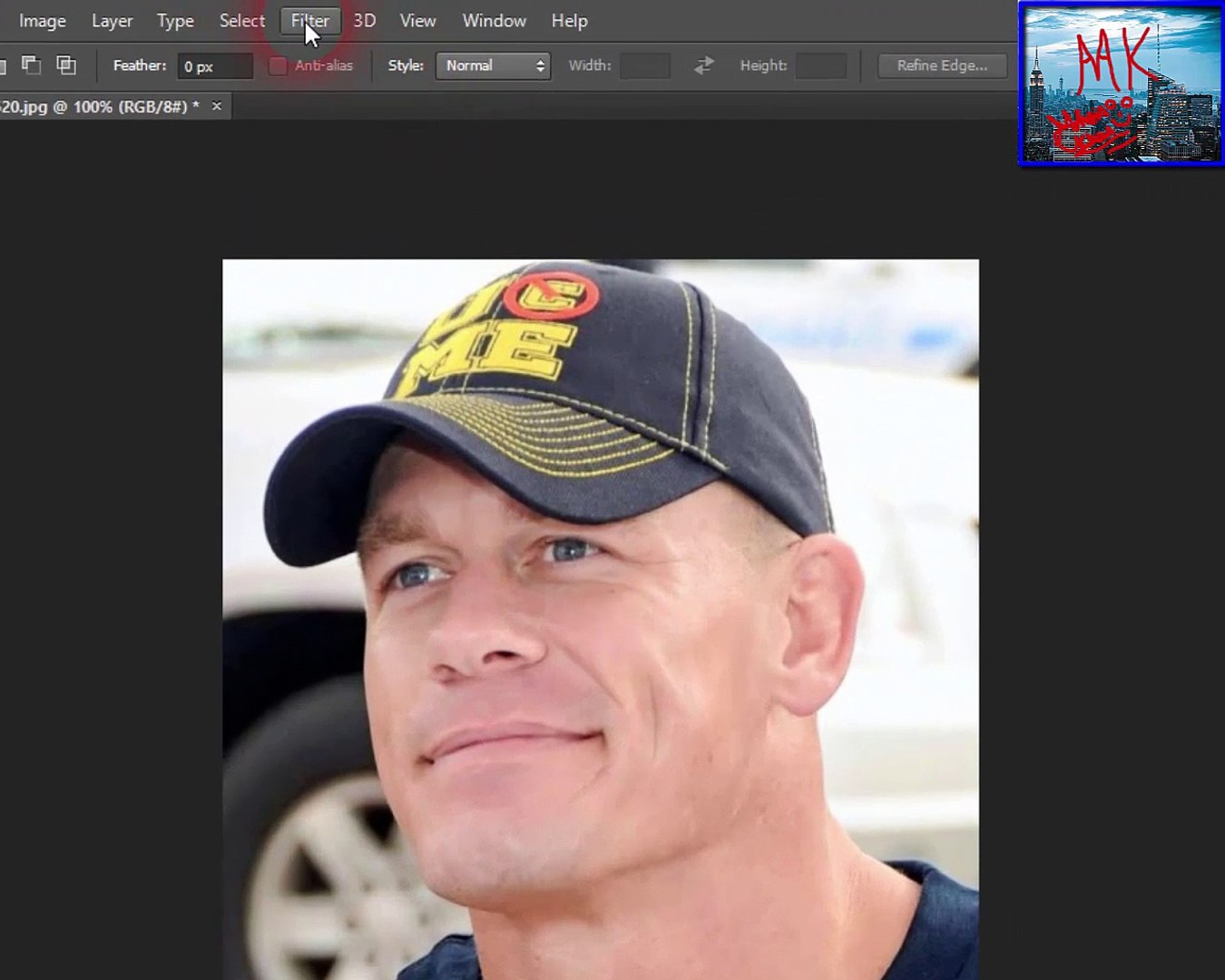 ⁣Photoshop How to convert Image to Sketch Black and White Image