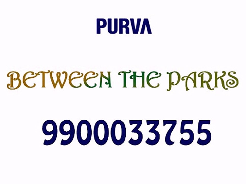 purva between the parks, Bangalore - 9900033755