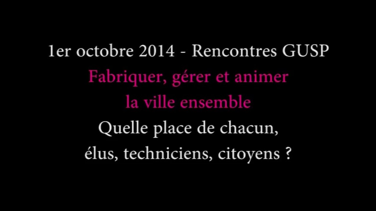 Film de synthèse - Rencontres de la GUSP 2014