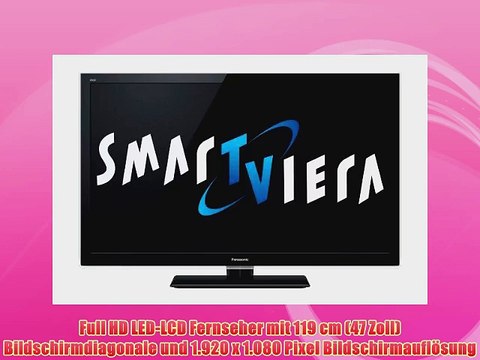 Panasonic TX-L47EW5 119 cm (47 Zoll) LED-Backlight-Fernseher EEK A (Full-HD 150Hz bls DVB-S/T/C