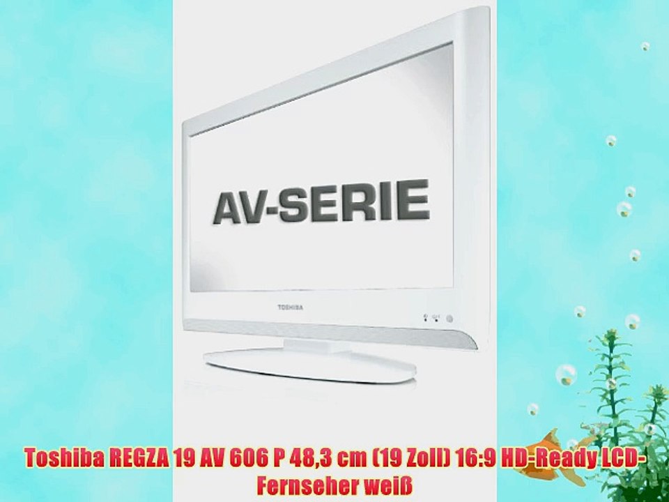 Toshiba REGZA 19 AV 606 P 483 cm (19 Zoll) 16:9 HD-Ready LCD-Fernseher wei?