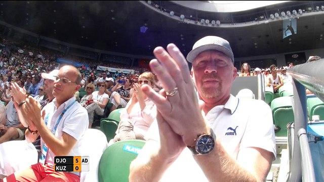 TENNIS: Australian Open: Djokovic bt Kuznetsov (6-0 6-1 6-4)