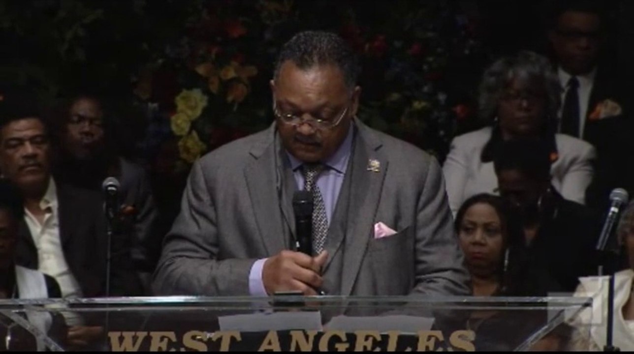 Rev. Jesse Jackson Speaks  - Andrae Crouch Celebration of Life Concert Funeral - 01-21-2015