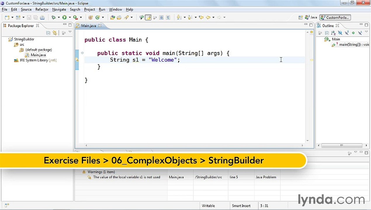 Java Essential Training 37