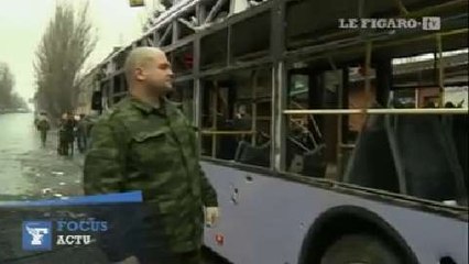 Ukraine : l'attaque d'un bus fait 13 morts à Donetsk