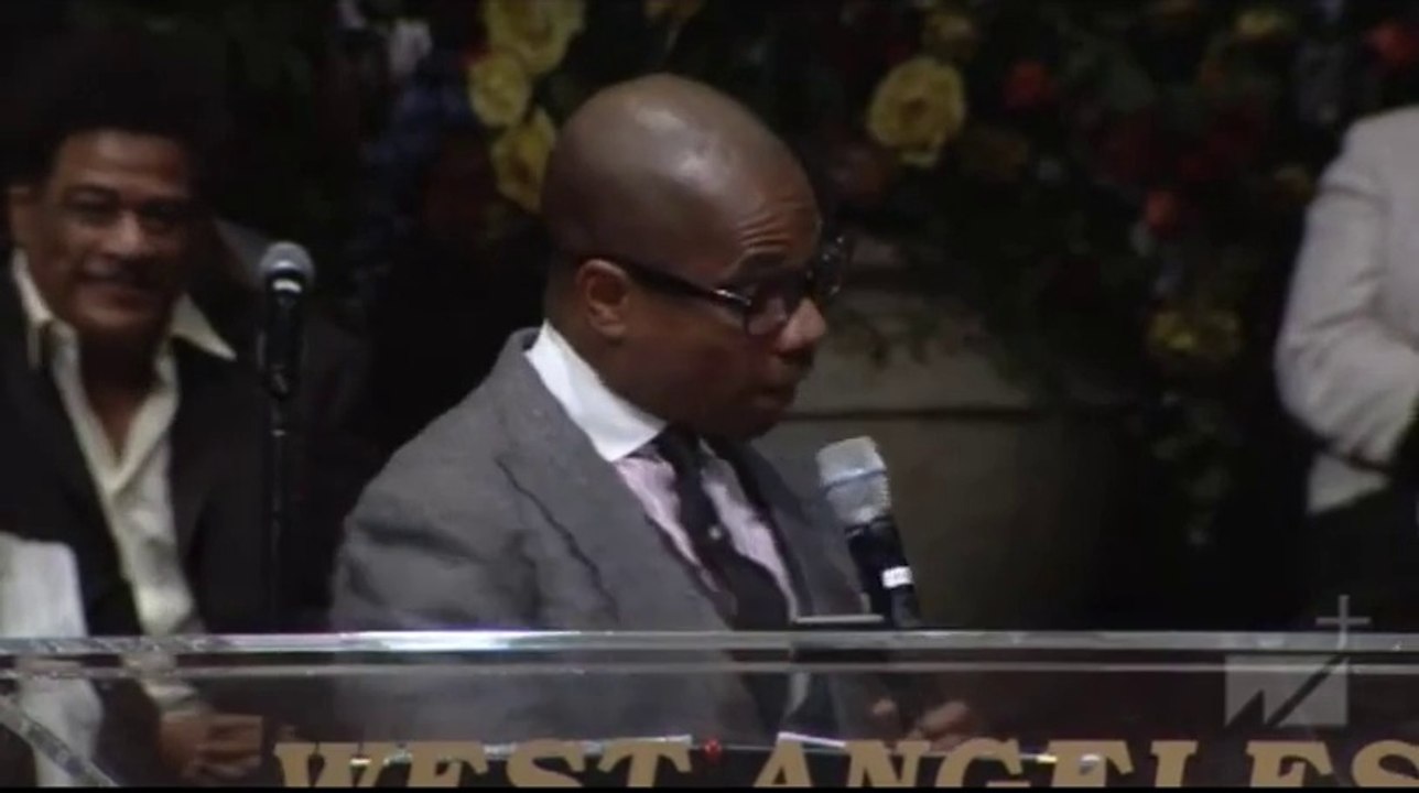 Kirk Franklin and Donald Lawrence Speak - Andrae Crouch Celebration of Life Concert Funeral - 01-21-2015