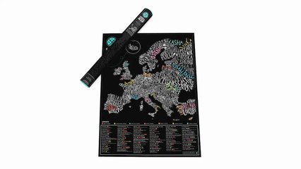 Gourmet Scratch Map - Luckies of London