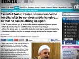 Man Survives Public Hanging in Iran; Will be Hanged Again