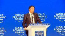 Davos (Svizzera) - Renzi interviene al World Economic Forum (21.01.15)