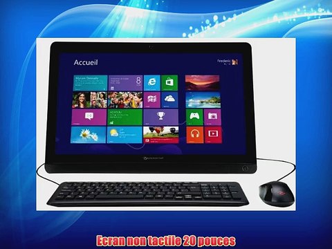 Packard Bell OneTwo S A44G1TU01 Ordinateur Tout-en-Un 20 (5080 cm) AMD A4-5000 15 GHz 1 To