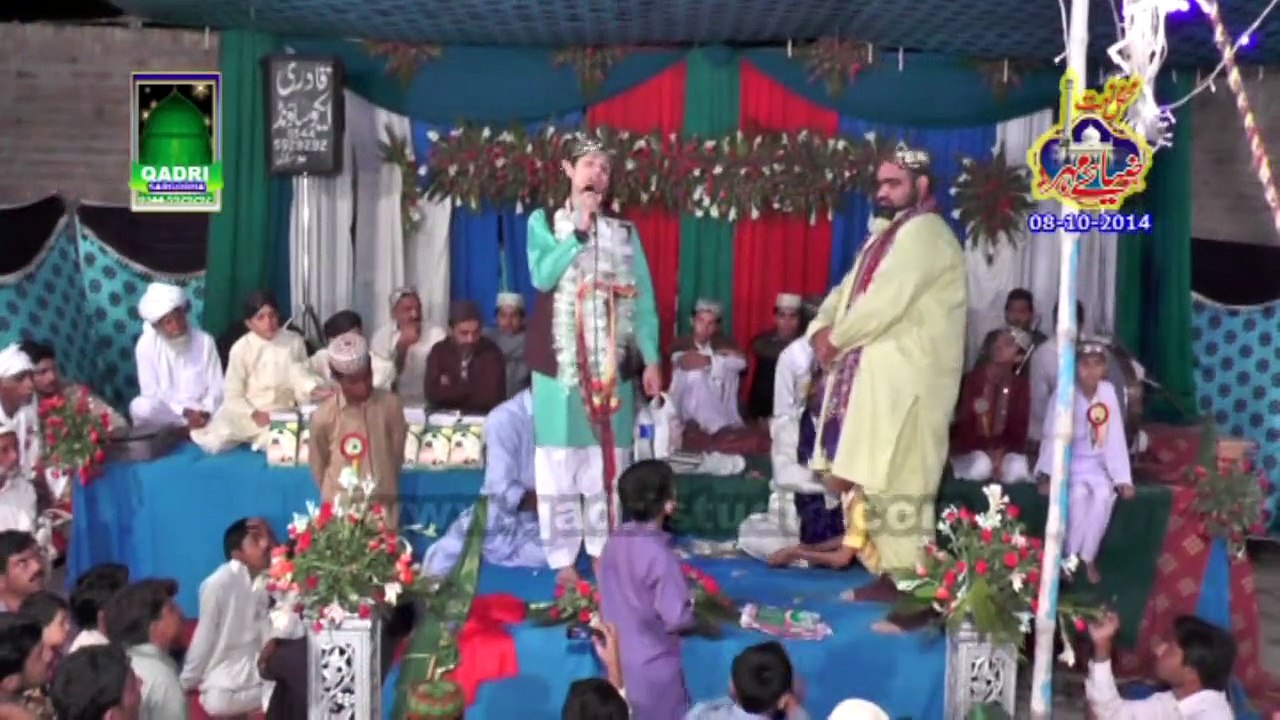 Hussain Zindabad a by Umair Zubair Qadri at Mehfil e naat Zia e Mehar Jabah Kalar Kahar 08-10-14