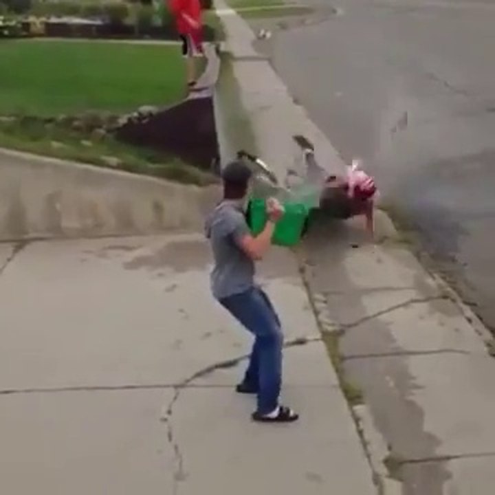 Ice bucket Challenge Bike FAIL