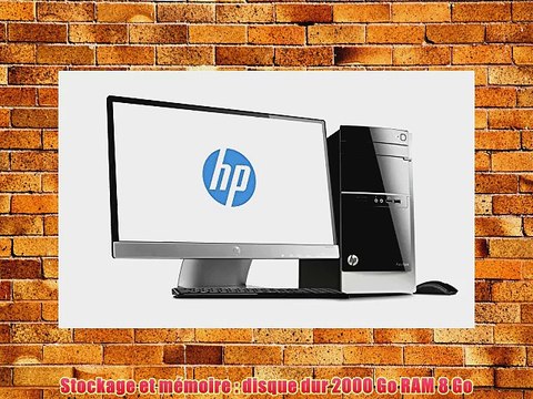 HP Pavilion 500-475nfm Unit? centrale ?cran 23 Noir (Intel Core i5 8 Go de RAM Disque Dur