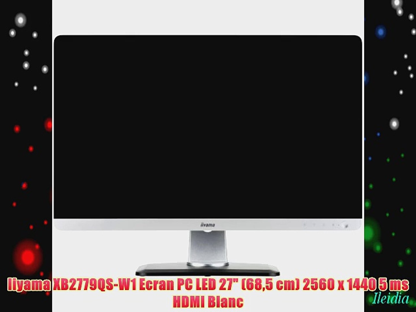 ⁣Iiyama XB2779QS-W1 Ecran PC LED 27 (685 cm) 2560 x 1440 5 ms HDMI Blanc