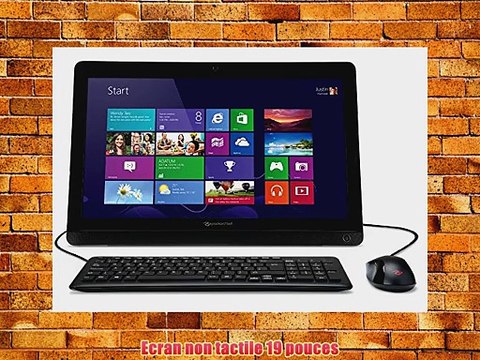 Packard Bell OneTwo S AK4G5GU04 Ordinateur Tout-en-Un 19 (4826 cm) AMD E1-2500 14 GHz 500 Go