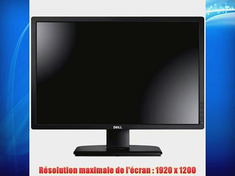 Dell UltraSharp U2412M Moniteur LED 24 (61 cm) DVI VGA USB 2.0 1920 x 1200 Noir