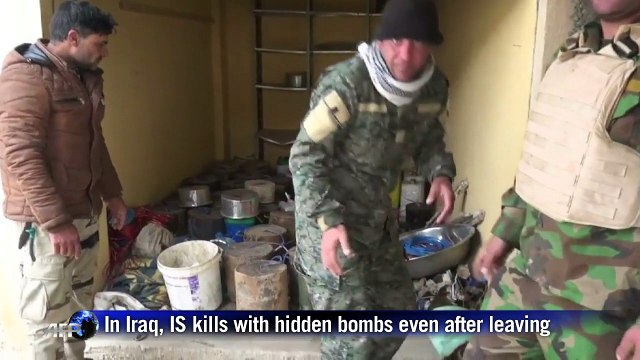 In Iraq, IS kills with hidden bombs even after leaving
