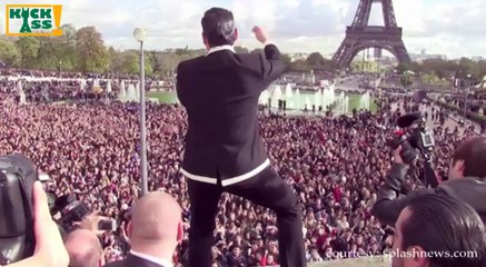 Psy Takes Over Paris With A Giant 'Gangnam Style' Flash Mob