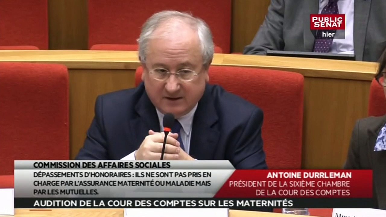 Suite à donner à l'enquête de la Cour des comptes sur les maternités - Audition