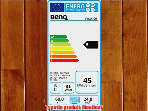 Benq VW2430H Ecran plat LED 24 (609 cm) 1920x1080 4 ms Blanc