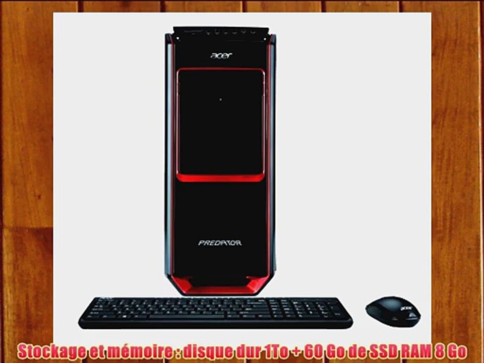 Acer Aspire G3-605 Unit? centrale Gamer Noir (Intel Core i5 8 Go de RAM Disque dur 1 To   60