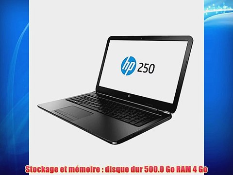 HP 250 G2 Ordinateur portable 156 (3962 cm) Intel Celeron SATA 5400 GHz 500 Go Windows 8.1