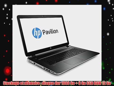 HP Pavilion 17-f051nf PC portable 17 Argent Naturel (Intel Core i7 12 Go de RAM disque dur