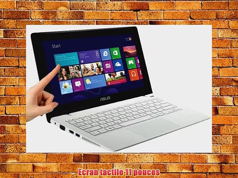 Asus Touch X200MA-CT132H PC portable tactile 11 Blanc (Intel Celeron 4 Go de RAM Disque dur