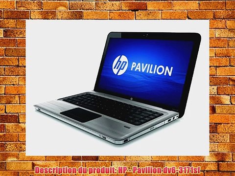HP Pavilion dv6-3171sf Ordinateur portable 156 Intel Core i7 720 750 Go 4096 Mo Windows 7 Carte
