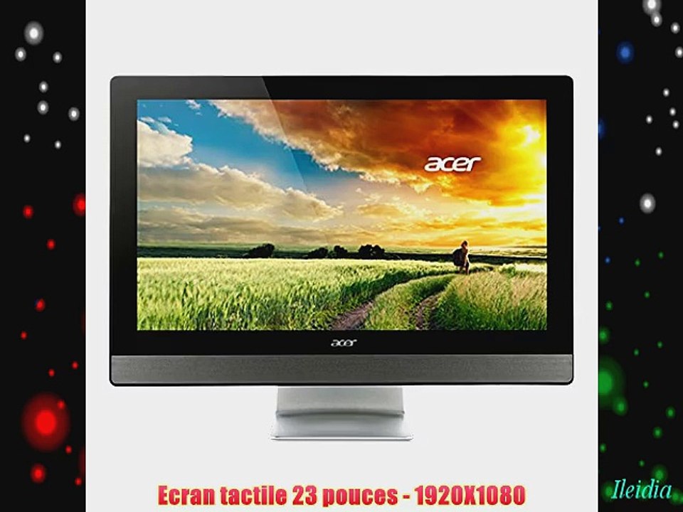 Acer Aspire Z3-615 Ordinateur de bureau Tout-en-un tactile 23 (Intel Pentium Disque dur 1 To