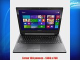 Lenovo G50-70 Ordinateur Portable 156 Noir (Intel Core i3  Disque Dur 1 To 6 Go de RAM Windows