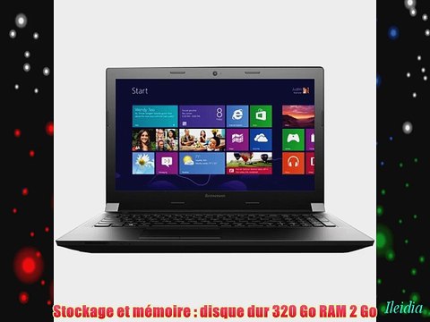 Lenovo Essential B50-30 (MCA23FR) Ordinateur portable 15 (3810 cm) Intel Celeron N2815 186
