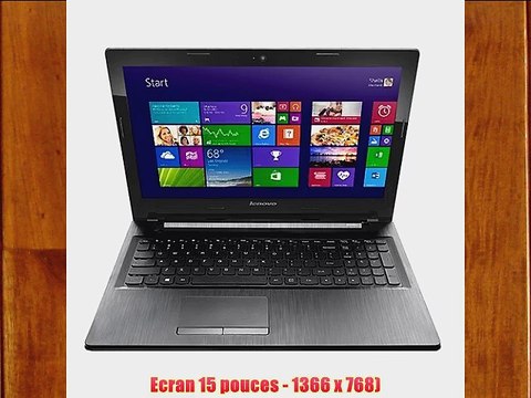 Lenovo G50-30 PC Portable 15 Non tactile Noir (Intel Celeron 4 Go de RAM 1 To Intel HD Graphics