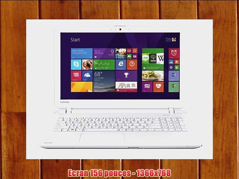 Toshiba Satellite L50-B-17M PC portable 156 Blanc (Intel Core i3 8 Go de RAM Disque Dur 1 To