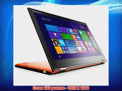 Lenovo Yoga 2 13 PC Portable Hybride Tactile 13 Orange (Intel Core i5 4 Go de RAM disque dur