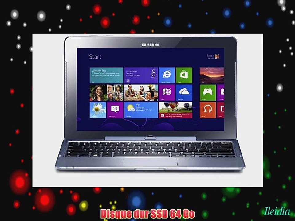 Samsung XE500T1C-K01FR  Hybride tactile 11.6 (294 cm) Intel Atom Z2760 18 Ghz 64 Go RAM 2 Go