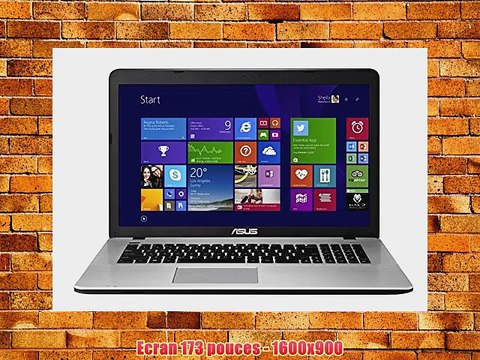 Asus Premium R752LK-TY016H PC portable 173 M?tal (Intel Core i7 8 Go de RAM Disque dur 1 To