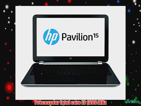 HP Pavilion 15-n042ef Ordinateur portable 15 (3810 cm) Intel Core i3 3217U 180 GHz 1 To 4 Go