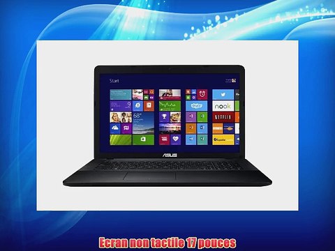 Asus Polyvalence X751LD-TY062H PC portable 17 Noir (Intel Core i3 4 Go de RAM disque dur 1
