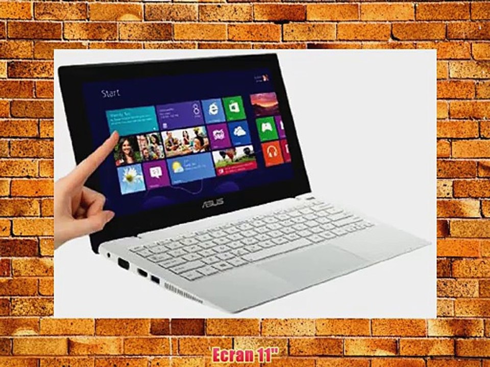 Asus X200CA-CT156H Ultra Portable tactile 116 (2946 cm) Intel Celeron 1007U 15 GHz 500 Go 4