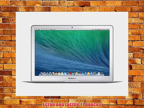 Apple MacBook Air 11 MD711F/B (Intel Core i5 14 GHz 128 Go 4 Go de RAM Intel HD graphics)