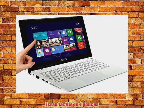 Asus X102BA-DF028H PC portable tactile 10.1 Blanc (AMD A4 2 Go de RAM Disque dur 500 Go HD