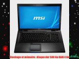 MSI CR70 2M-400FR Ordinateur portable 173 (4394 cm) Intel Pentium 3560M 24 GHz 500 Go 4 Go