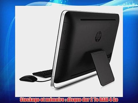 HP Pavilion 23-g150nf Ordinateur Tout-en-un 23 Noir (Intel Core i3 4 Go de RAM Disque Dur 2