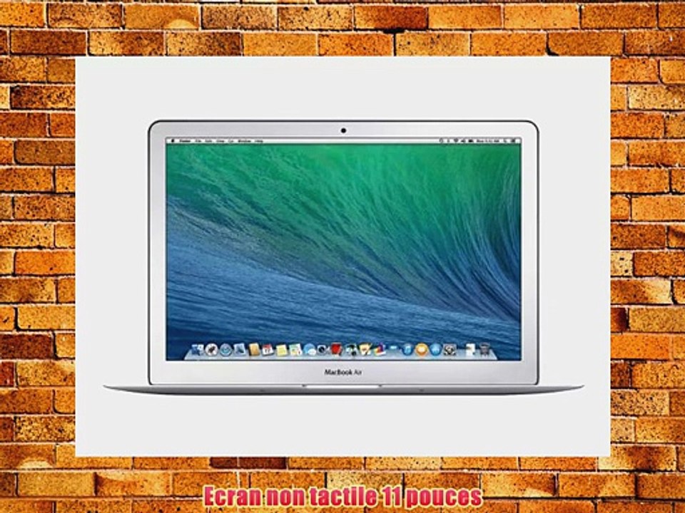Apple MacBook Air 11 MD712F/B (Intel Core i5 14 GHz 256 Go  4 Go de RAM Intel HD graphics 5000)