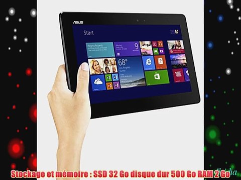 Asus T100TA-DK066H Transformer Book PC portable Hybride Tactile 10 Gris (Intel Atom 2 Go de